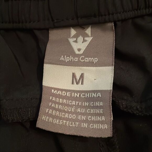 Alpha Camp Black Lightweight Jogger Pants Womens Size Medium UPF 50+ - Picture 2 of 11
